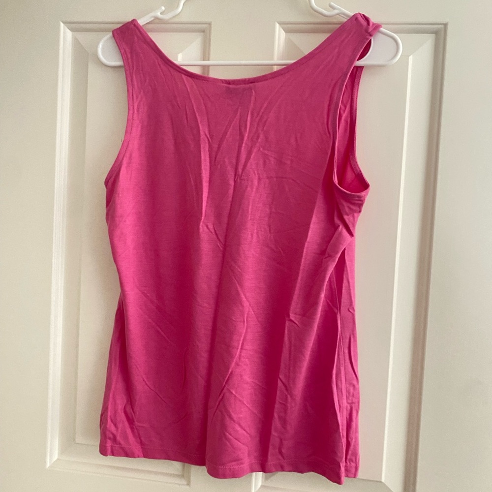 NWT Talbots Pink Sleeveless Summer Top - Picture 5 of 7